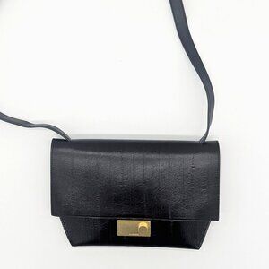 All Saints Harley Eel Embossed Leather Crossbody